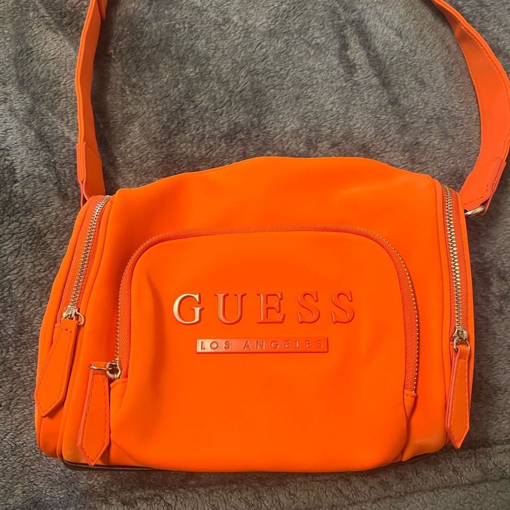 GUESS Vibrant Orange Crossbody Bag